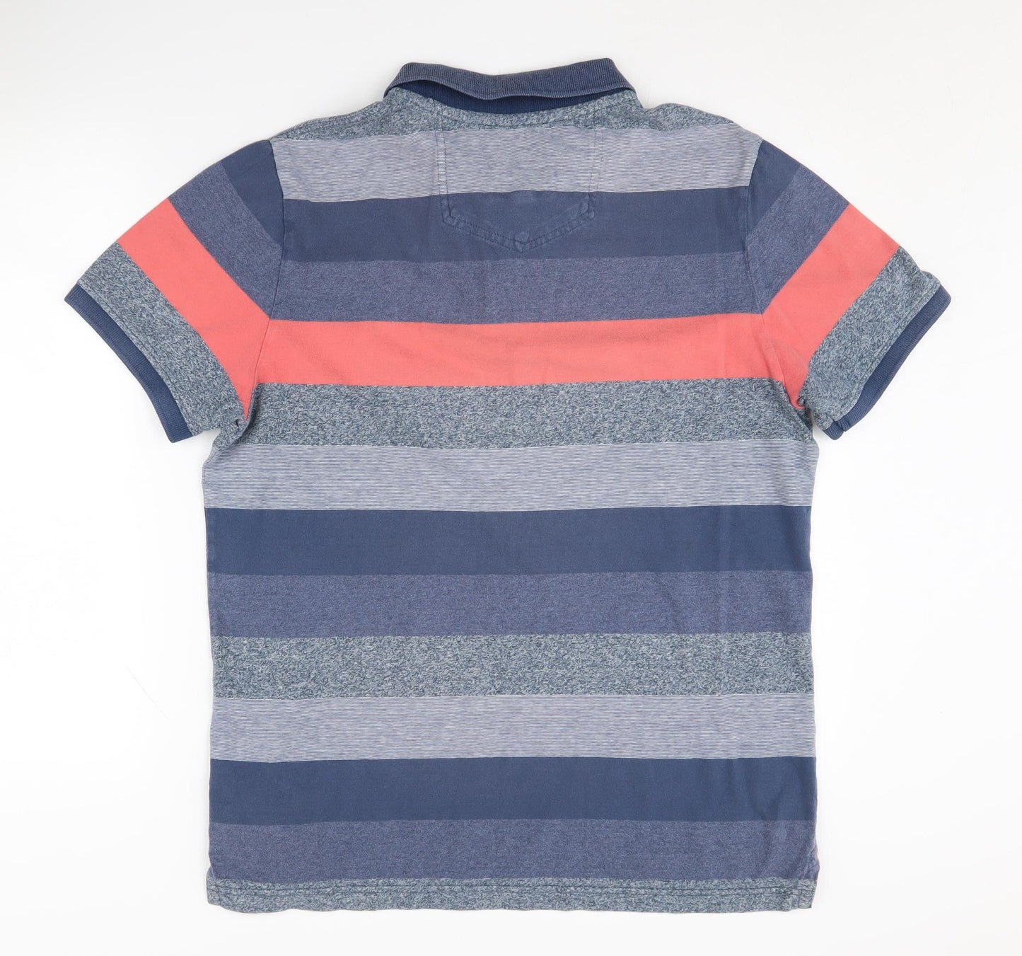 Fat Face Men's Multicoloured Striped Polo Shirt L