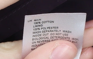 White Stuff Women's Purple Pencil Skirt - Size 14