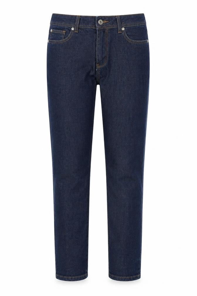 Front view of Bench Blue Straight Jeans unisex adults, size 32