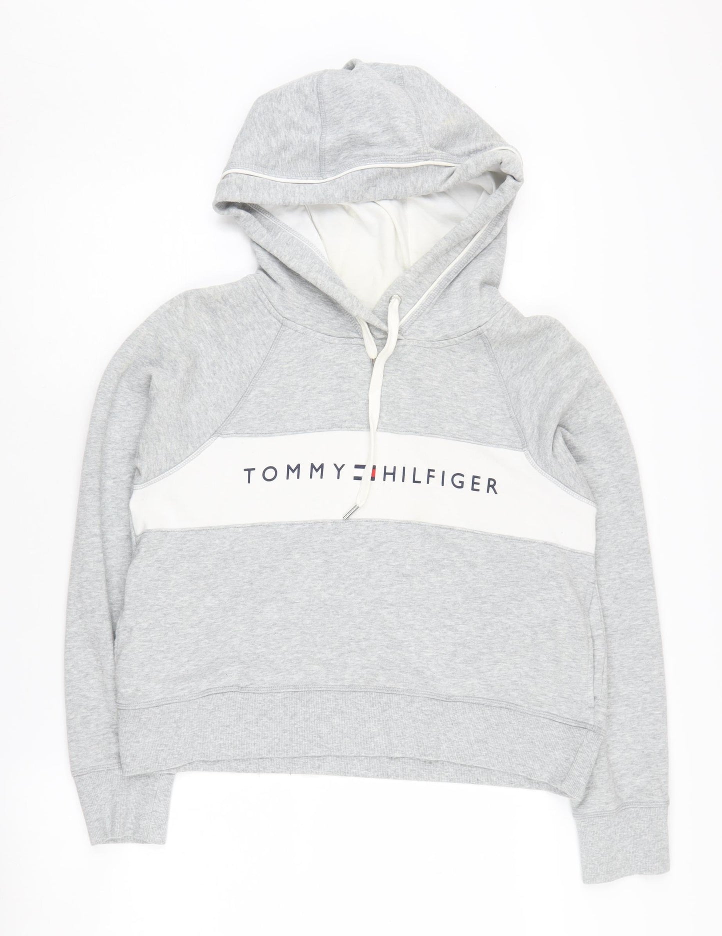 Tommy Hilfiger Women’s Grey Pullover Hoodie M
