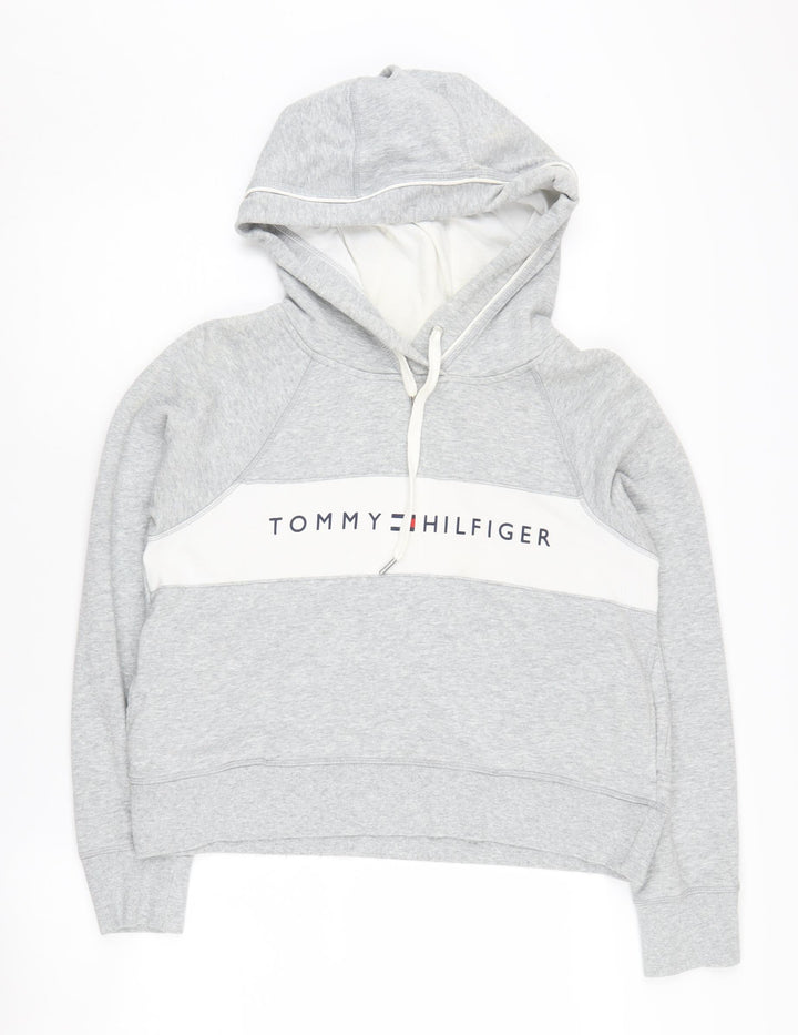 Tommy Hilfiger Women’s Grey Pullover Hoodie M