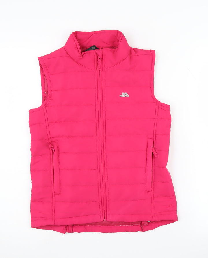 Trespass Girls Pink Bodywarmer Jacket 11 Years