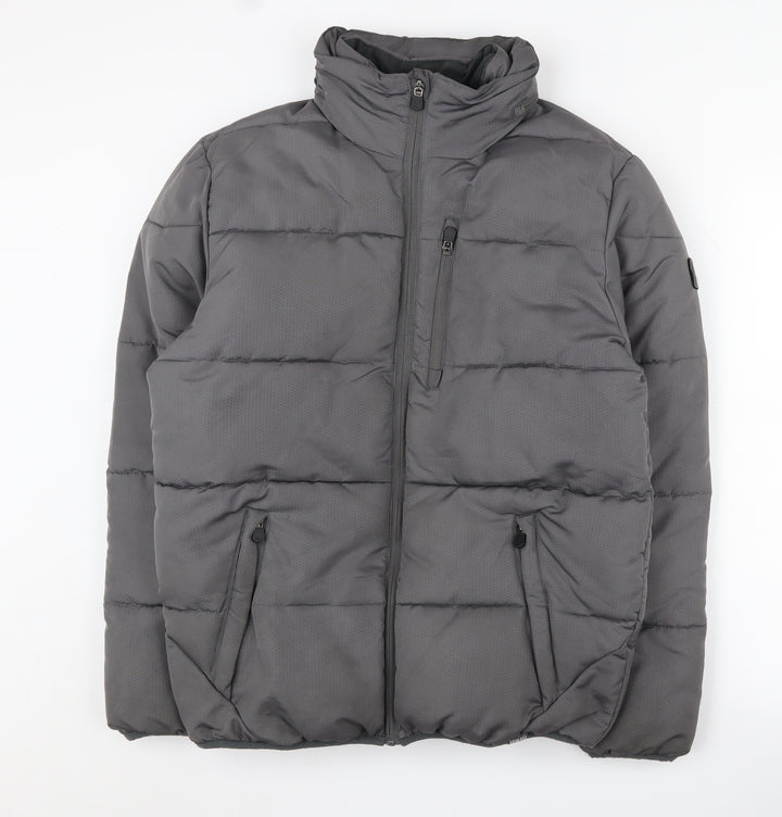 Everlast Men's Grey S Puffer Jacket