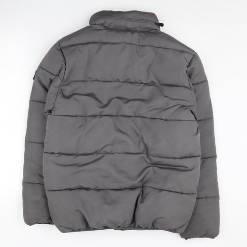 Everlast Men's Grey S Puffer Jacket