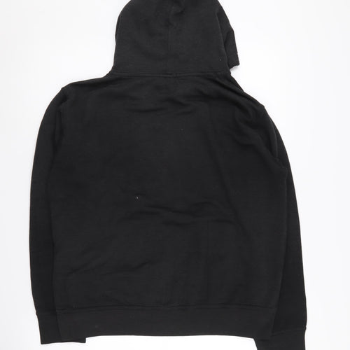 Henleys Men's Black S Logo Pullover Hoodie