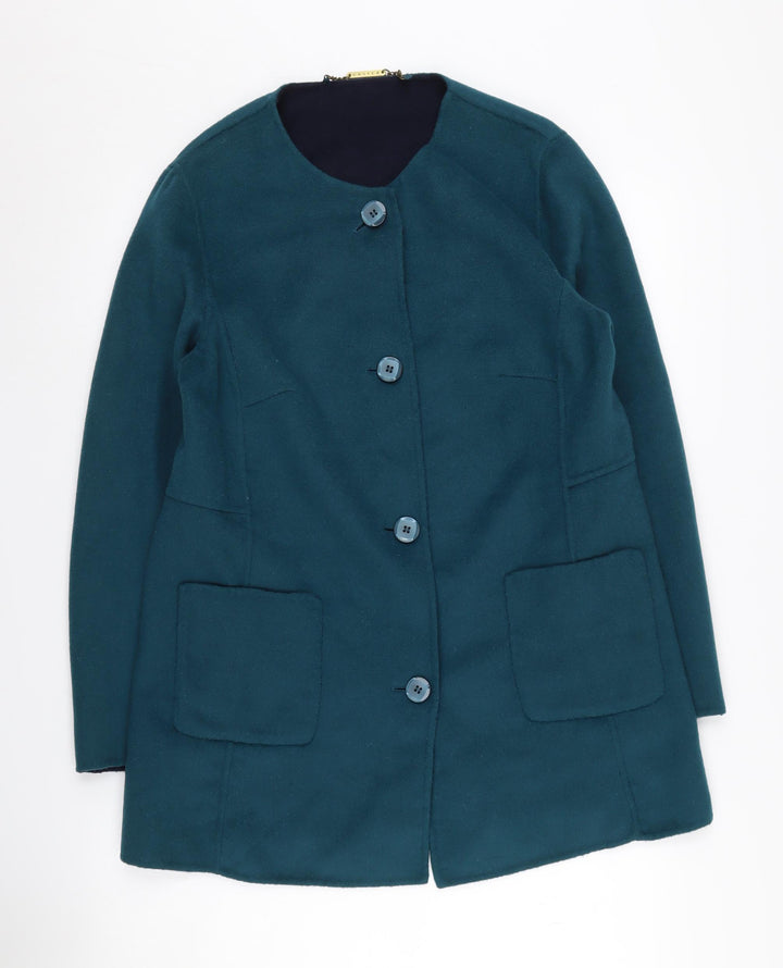 Eastex Women's Blue Mid-Length Coat - Size 10