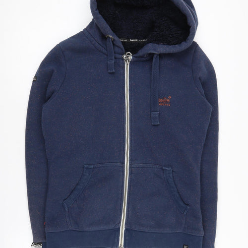 Superdry Women's Blue Medium Full-Zip Hoodie