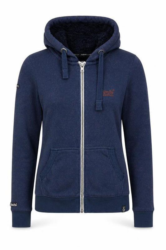 Superdry Women's Blue Medium Full-Zip Hoodie