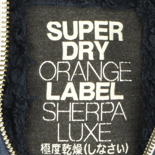 Superdry Women's Blue Medium Full-Zip Hoodie