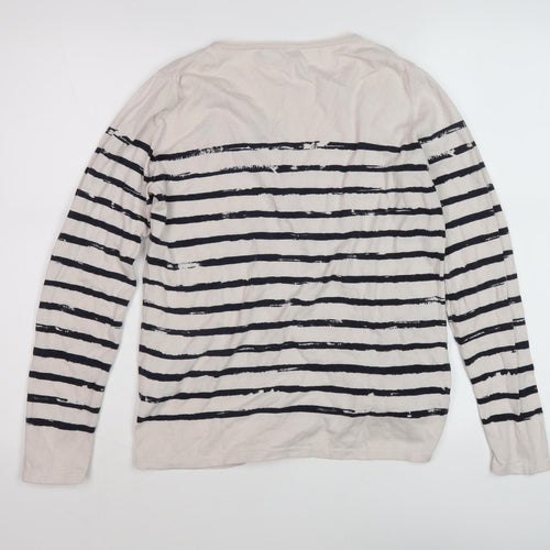 Brax Women's Multicoloured Embroidered Long Sleeve Top