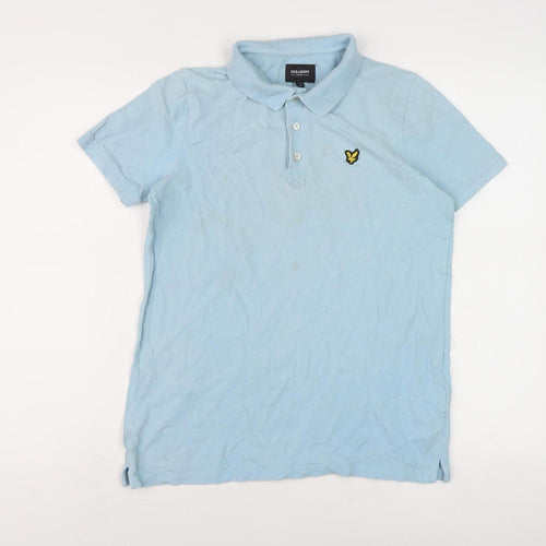 Lyle & Scott Teens Blue Polo Shirt, Size 14
