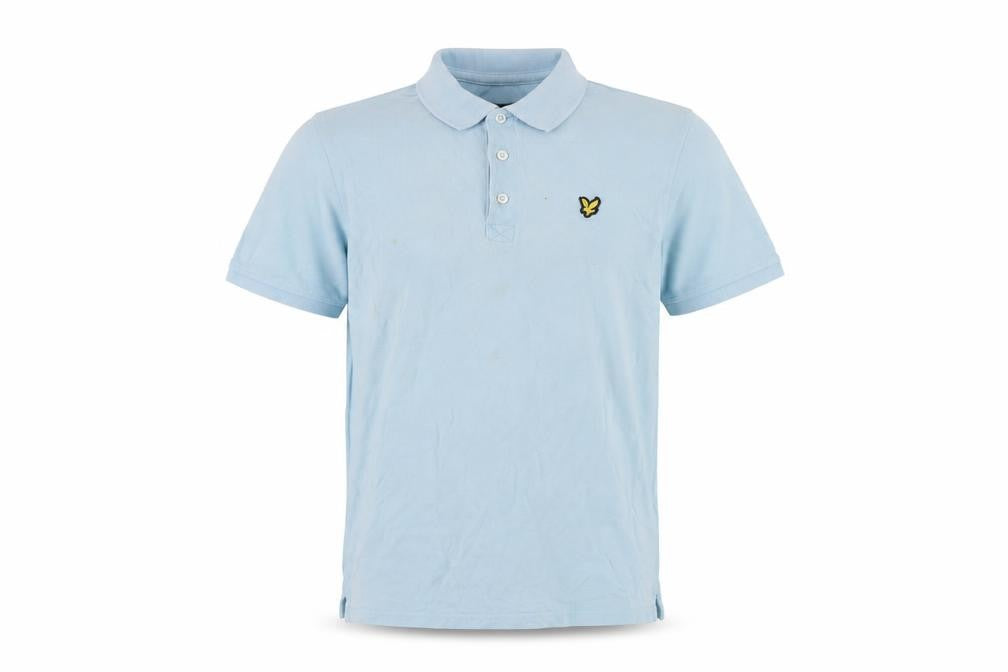 Front view of Lyle & Scott Teens Blue Polo Shirt, size 14