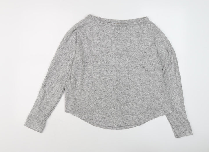 AUVETTE Women's Grey Long Sleeve Knit Top Size 16