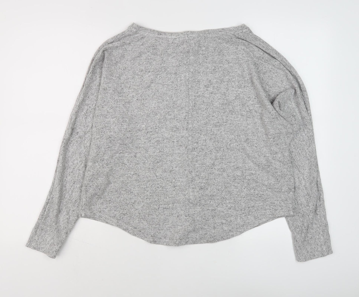 AUVETTE Women's Grey Long Sleeve Knit Top Size 16