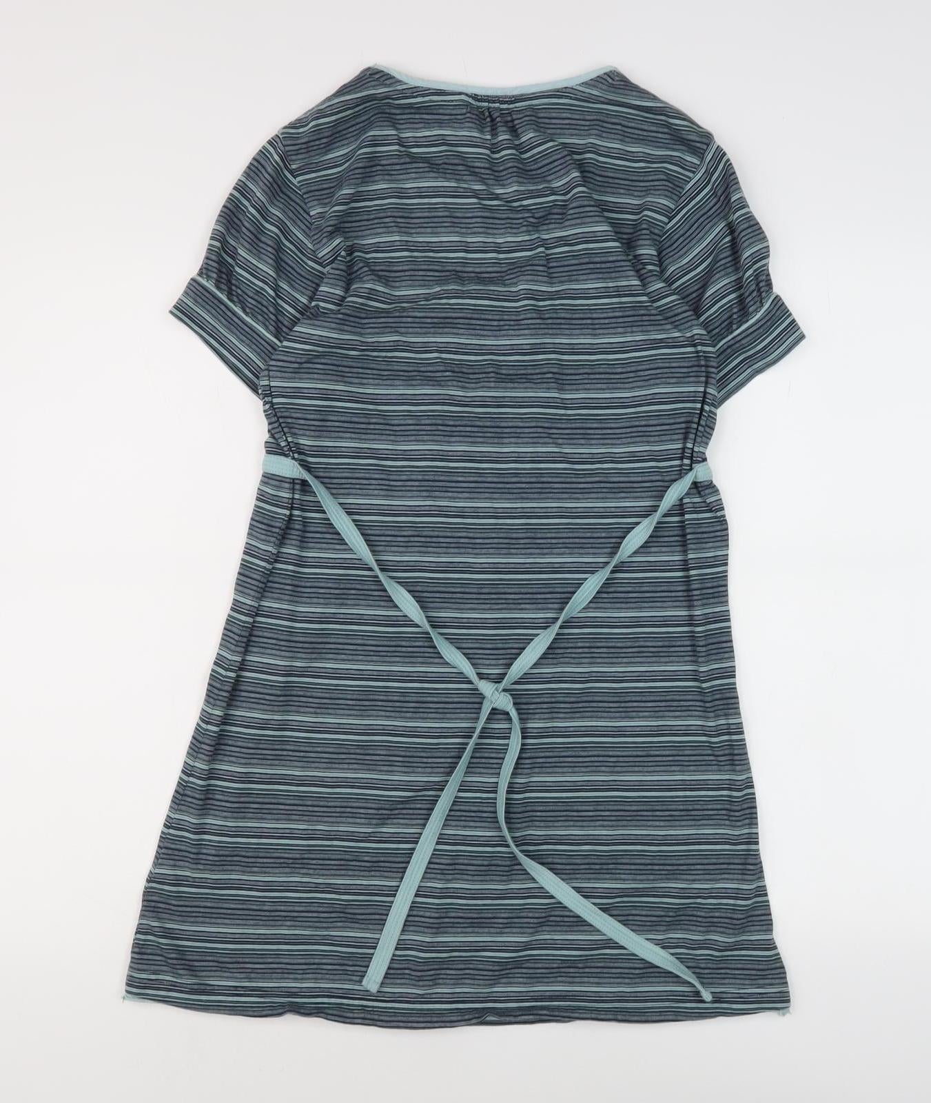 Fat Face Women's Blue Striped Tunic Blouse Size 14