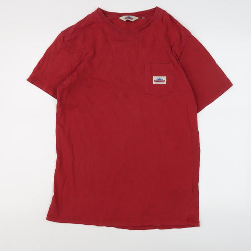 Penfield Men's Red Crew Neck T-Shirt - Size S