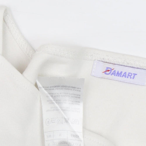 Damart Women's Multicoloured Striped T-Shirt Size 12