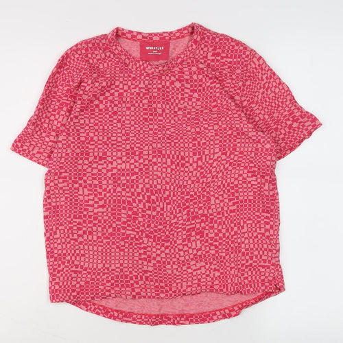 Whistles Women’s Pink Geometric T-Shirt, Size S