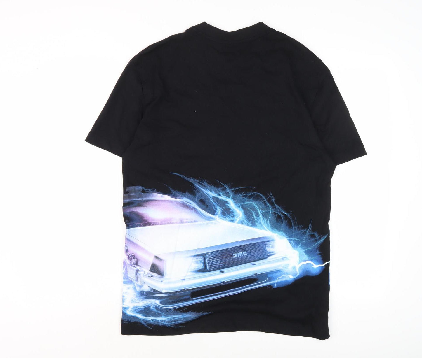 Back to the Future Black XS Men’s Graphic T-Shirt