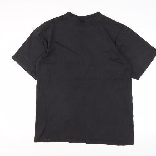 Wimbledon Men's Black Sports Graphic T-Shirt L