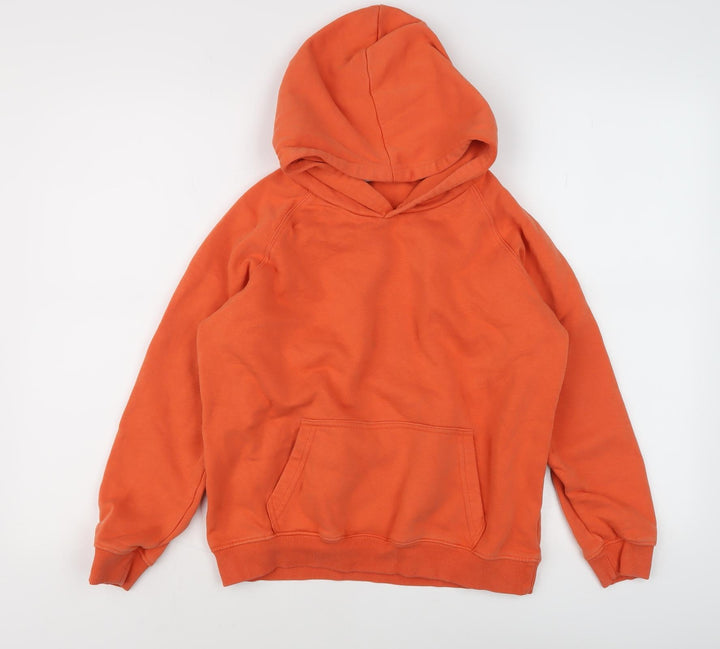 Mimosa Baby Girls Orange Hoodie - 12 Years Dinosaur Print