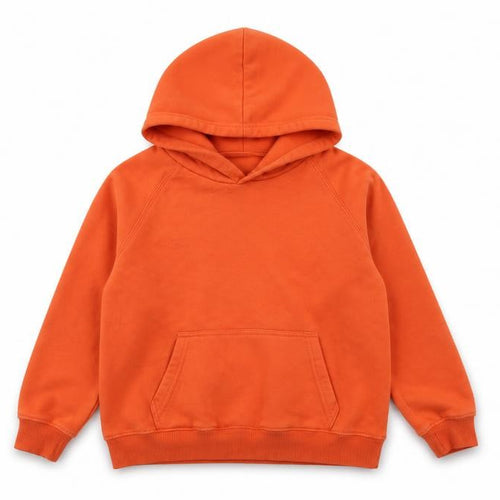 Mimosa Baby Girls Orange Hoodie - 12 Years Dinosaur Print