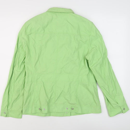 Basler Jeans Women’s Green Button-Up Shirt - Size 10