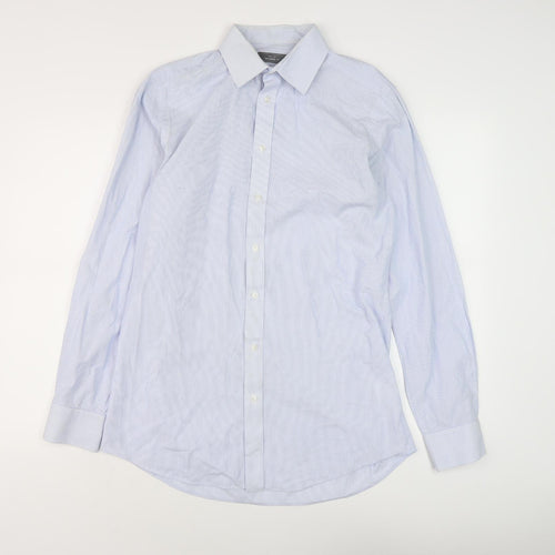 John Lewis Men's Blue Tailored Fit Dress Shirt