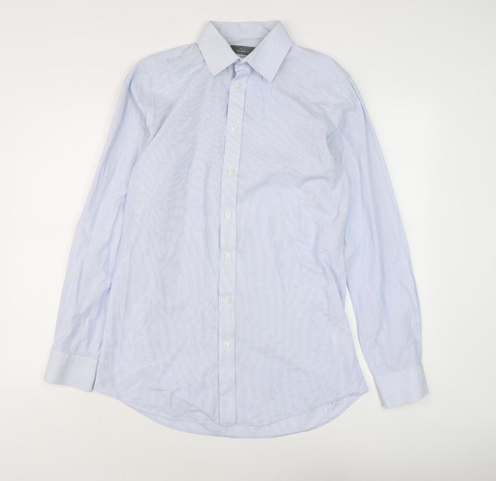 John Lewis Men's Blue Tailored Fit Dress Shirt
