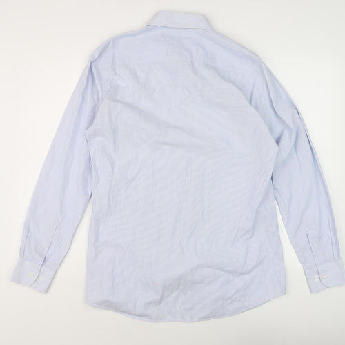 John Lewis Men's Blue Tailored Fit Dress Shirt