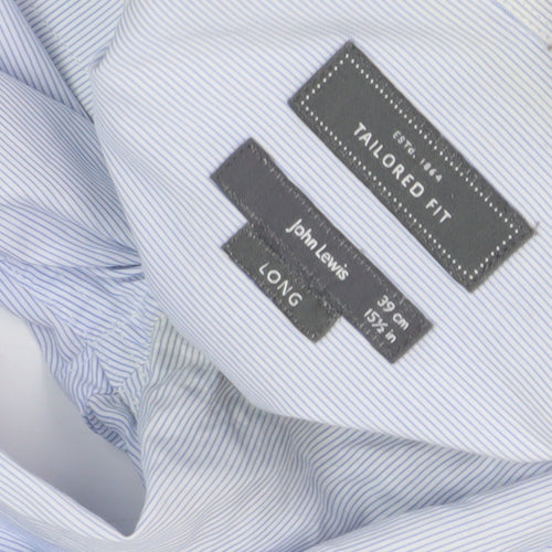 John Lewis Men's Blue Tailored Fit Dress Shirt