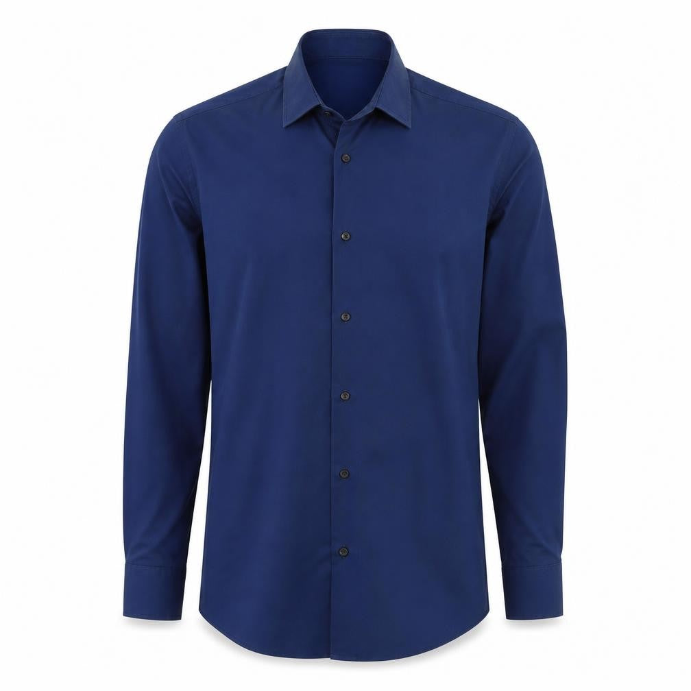 Next Men's Blue Slim Fit Dress Shirt, Size 15
