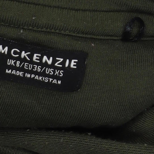 McKenzie Unisex Green Pullover Hoodie Size 8