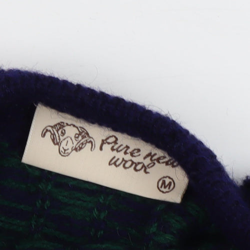 Women's Multicoloured Wool Cherry Pullover Jumper - M