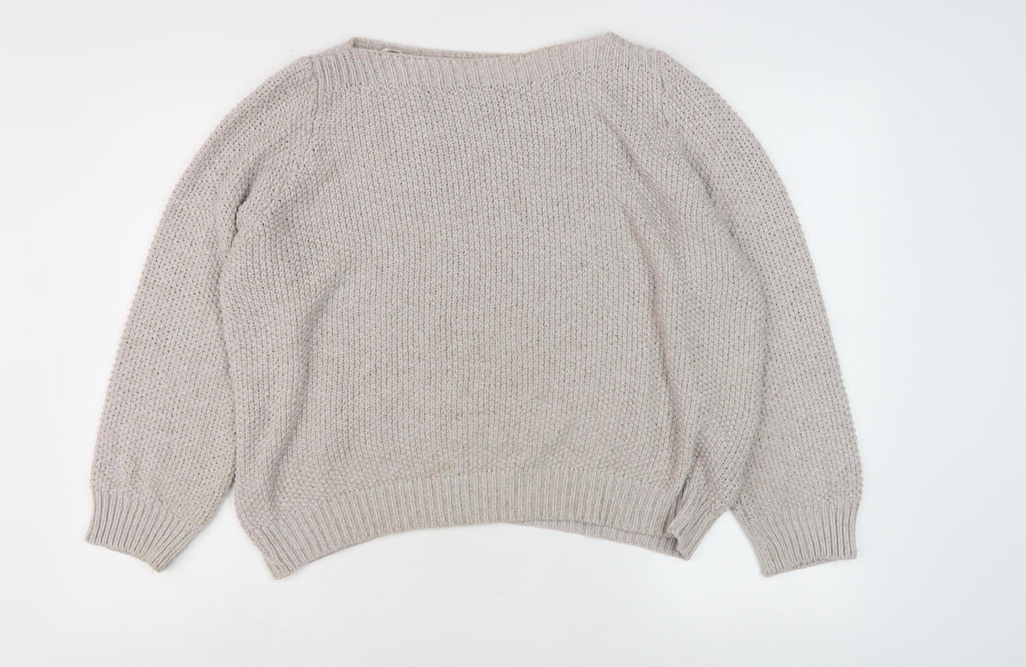 Marks and Spencer Women’s Beige Pullover Jumper Knit