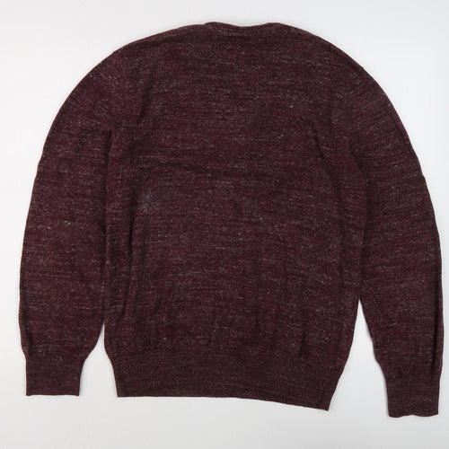 GAP Men's Red Wool Blend Pullover Jumper M