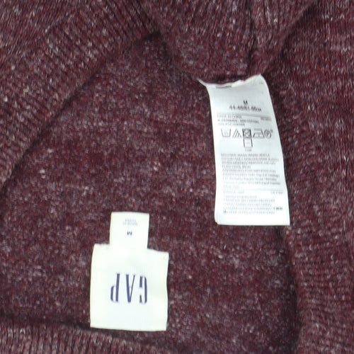 GAP Men's Red Wool Blend Pullover Jumper M
