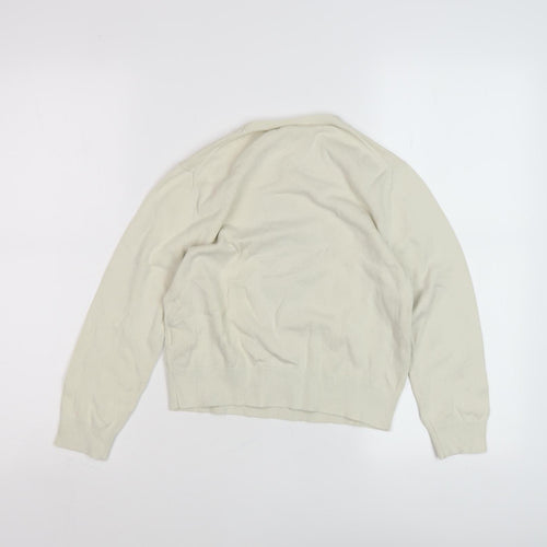 Uniqlo Girls Ivory Winnie The Pooh Pullover Jumper Size 7-8