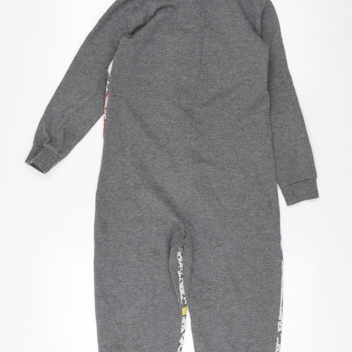 Marvel Boys Grey Superhero Onesie 9-10 Years Hooded Zip