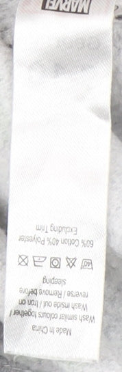 Marvel Boys Grey Superhero Onesie 9-10 Years Hooded Zip