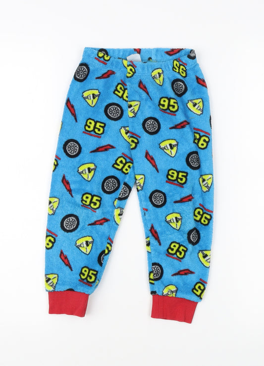 Disney Cars Boys Blue Graphic Pyjama Pants - 3 Years