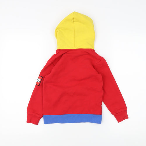 Tomica Boys Red Pullover Hoodie, Cars Graphic, 3 Years