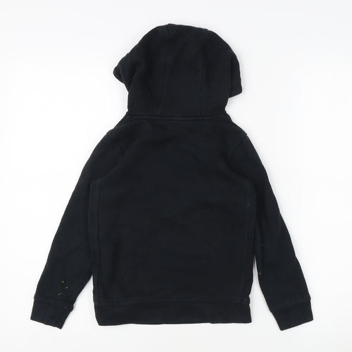 Nike Boys Hoodie Black 5-6 Years Pullover with Logo