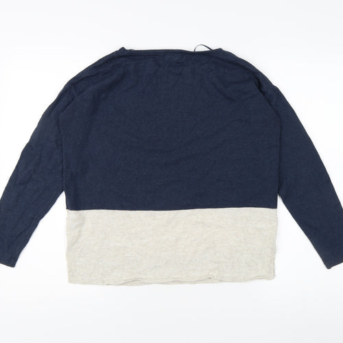Fat Face Women's Blue Jumper, Size 8, Long Sleeve