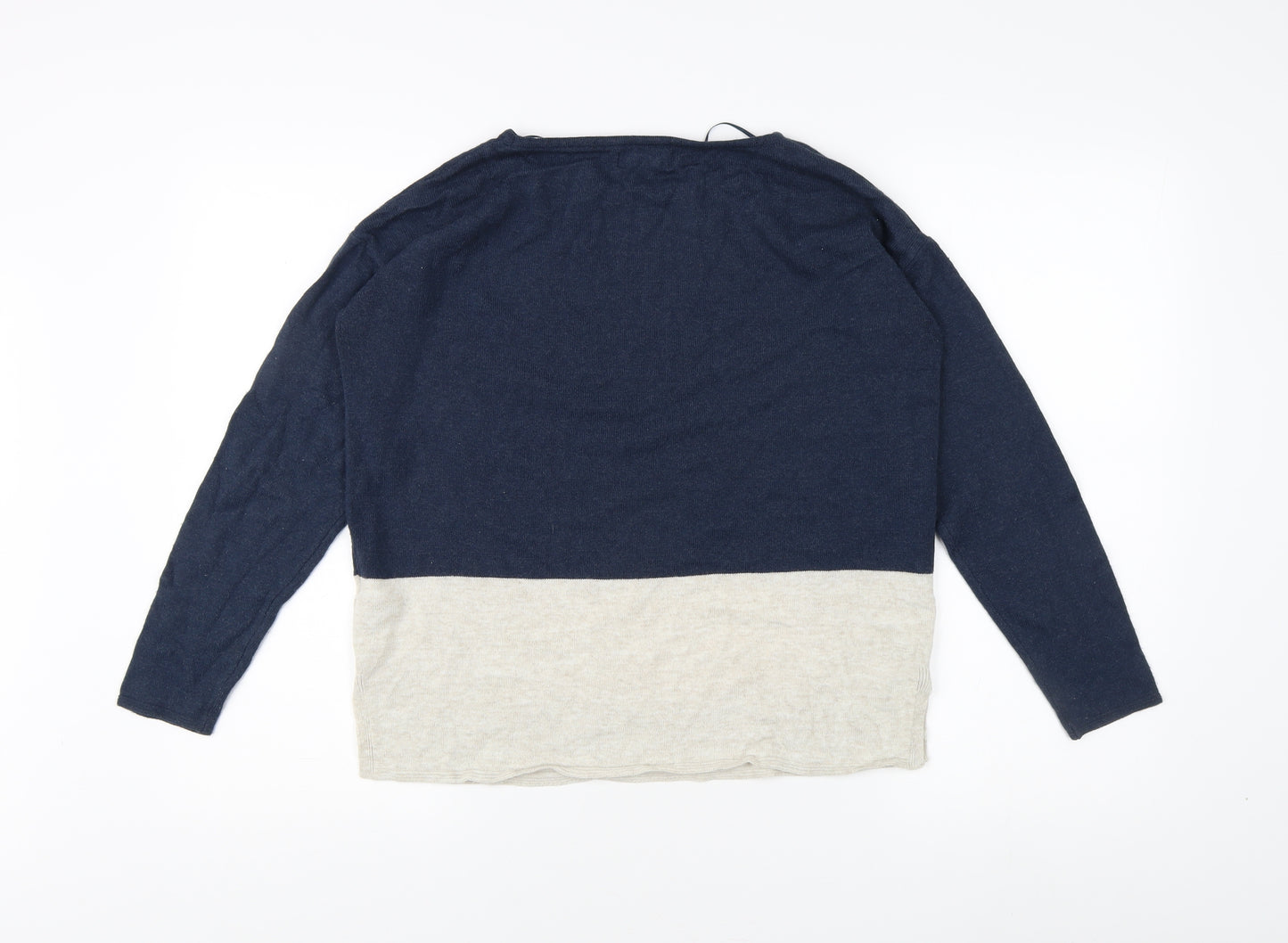 Fat Face Women's Blue Jumper, Size 8, Long Sleeve