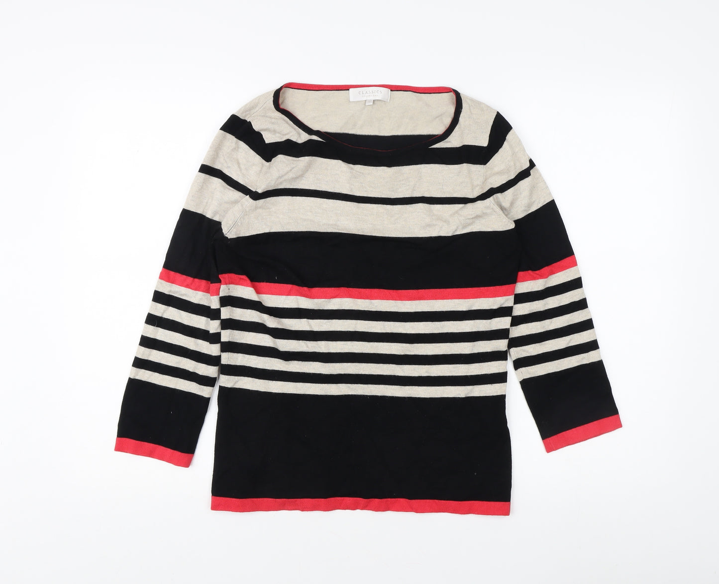 Debenhams Women's Multicoloured Stripe Pullover Jumper