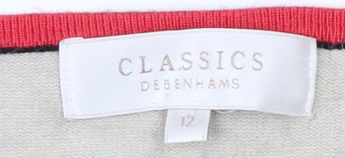 Debenhams Women's Multicoloured Stripe Pullover Jumper