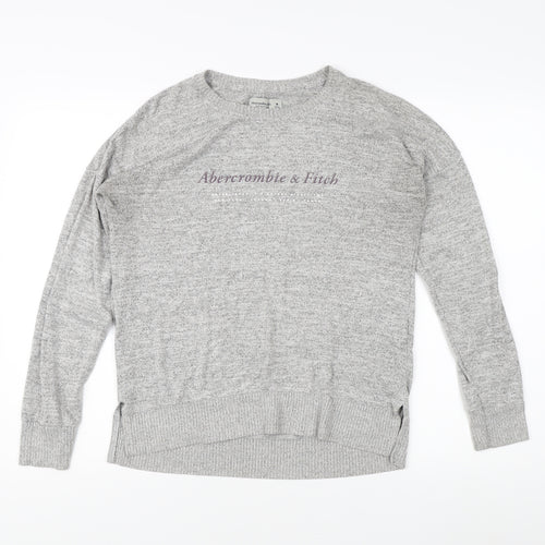 Abercrombie & Fitch Women's Grey Medium Pullover Jumper