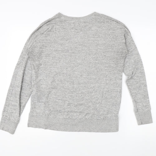 Abercrombie & Fitch Women's Grey Medium Pullover Jumper