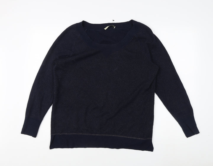 Oasis Women's Blue Pullover Jumper M
